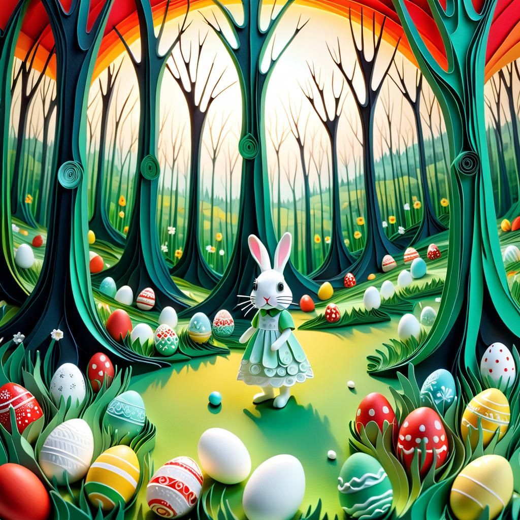 Easter scenery