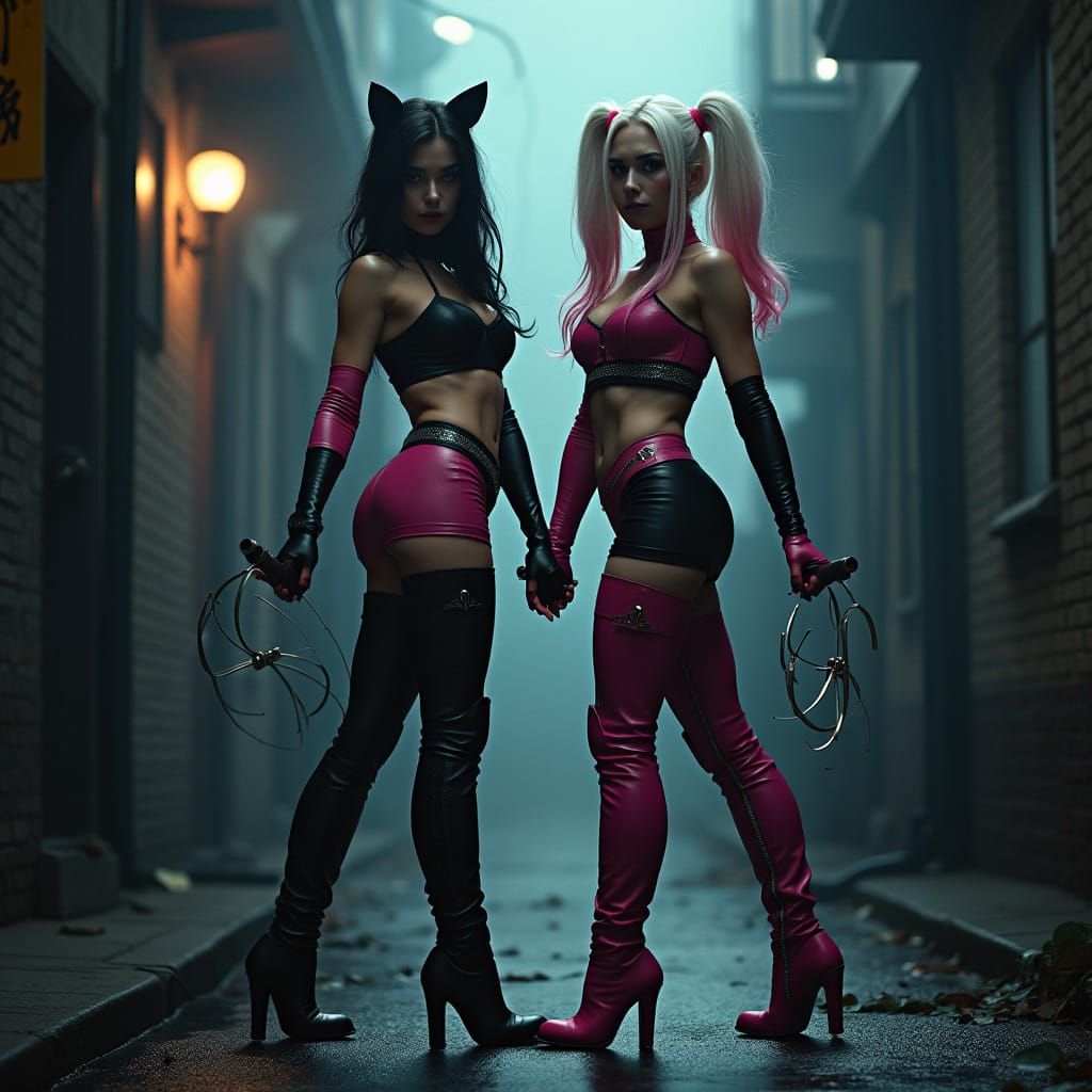 Sugar Mamas Vampire Hunters Evoke Moody Film Noir in Dark Al...