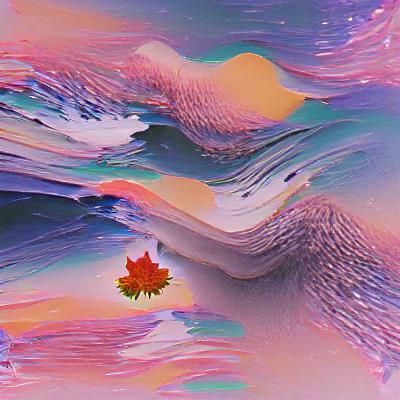 Mystical Autumn Scene Painted in Watercolor