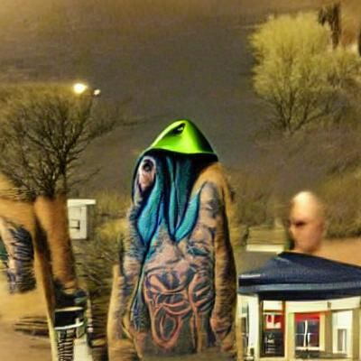 Mysterious Alien Entity in the Misty Veil