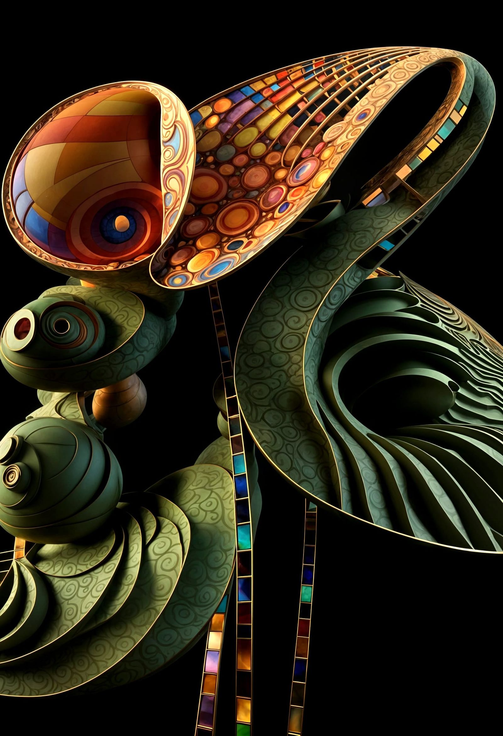 Hypermaximalist Spectacle of Colorful Kandinsky-Inspired Scu...