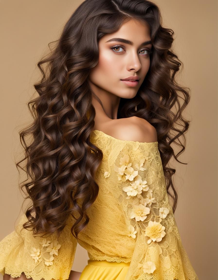 Hispanic Girl Portrait with Volumetric Lighting