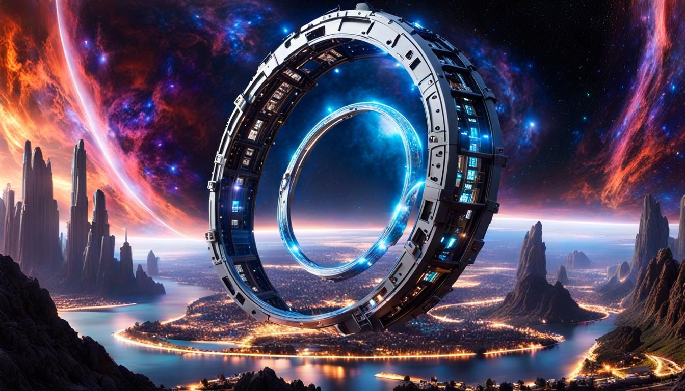 Luminous Halo Ringworld in a Celestial Abyss