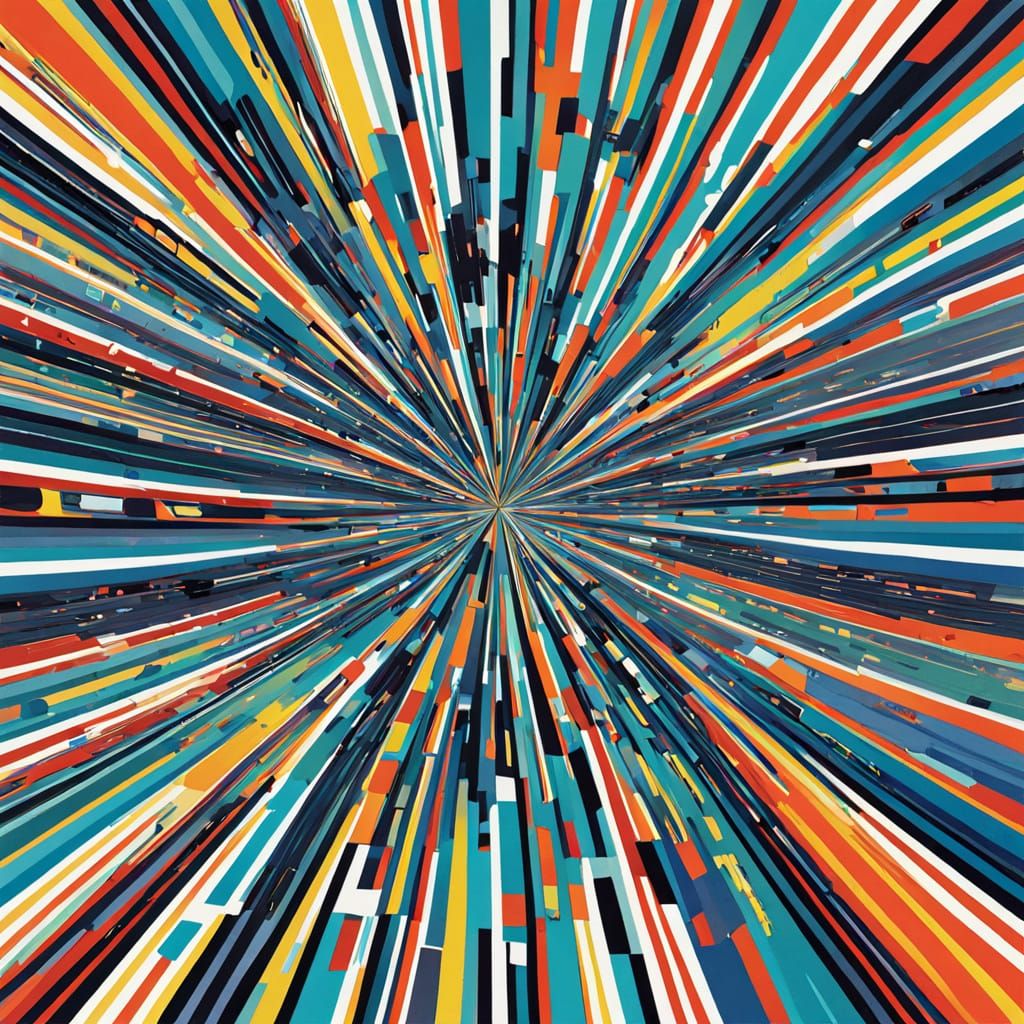 Vibrant Op Art Geometric Patterns