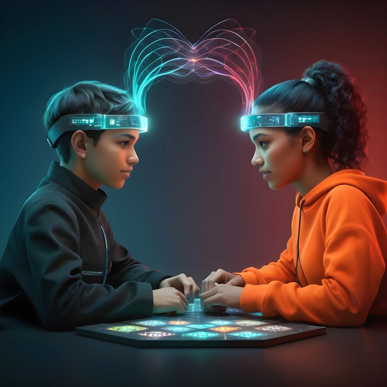 Telepathy Tiles mind-reading game