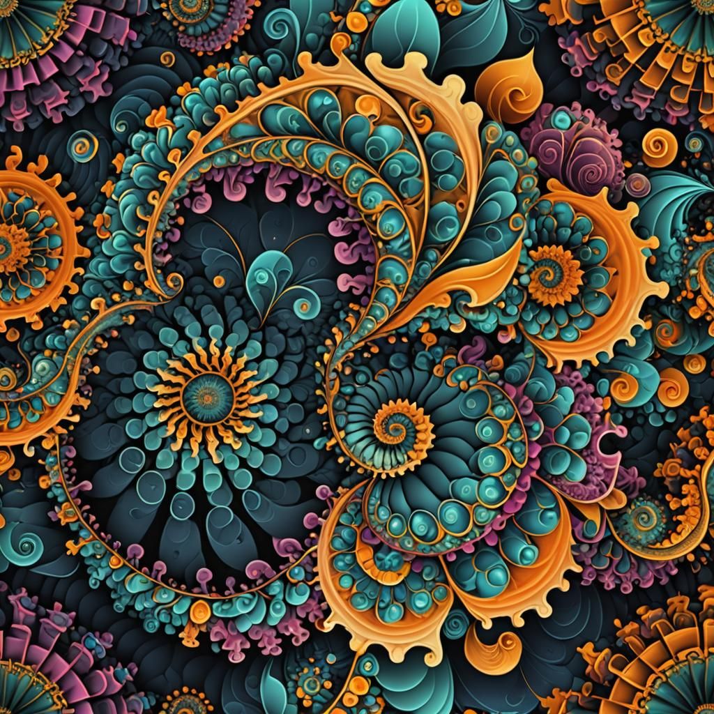 Evolving Fractals in Vibrant Colors