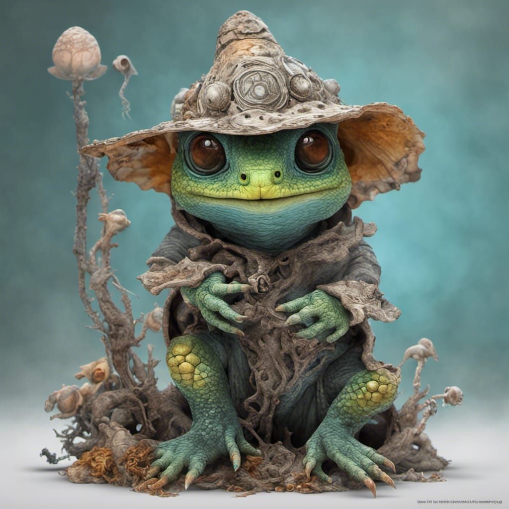 Enchanted Reptilian Sorcerer