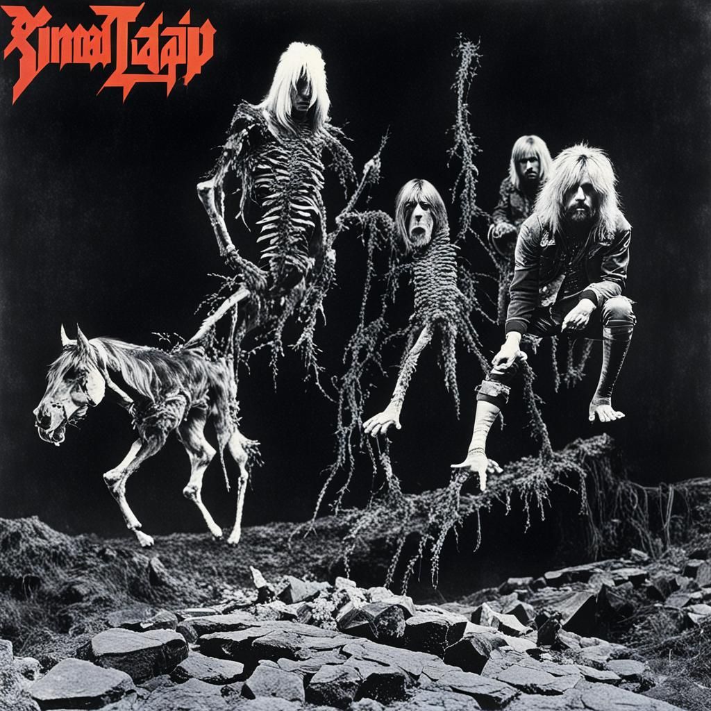 Cover of the 1972 album BLOOD TO LET by the band Spinal Tap