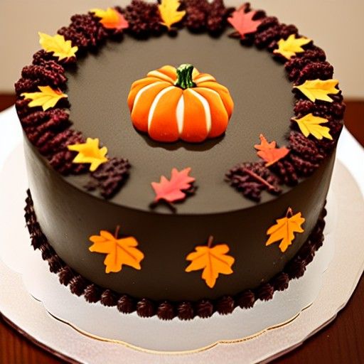 Delicious Homemade Thanksgiving Cake
