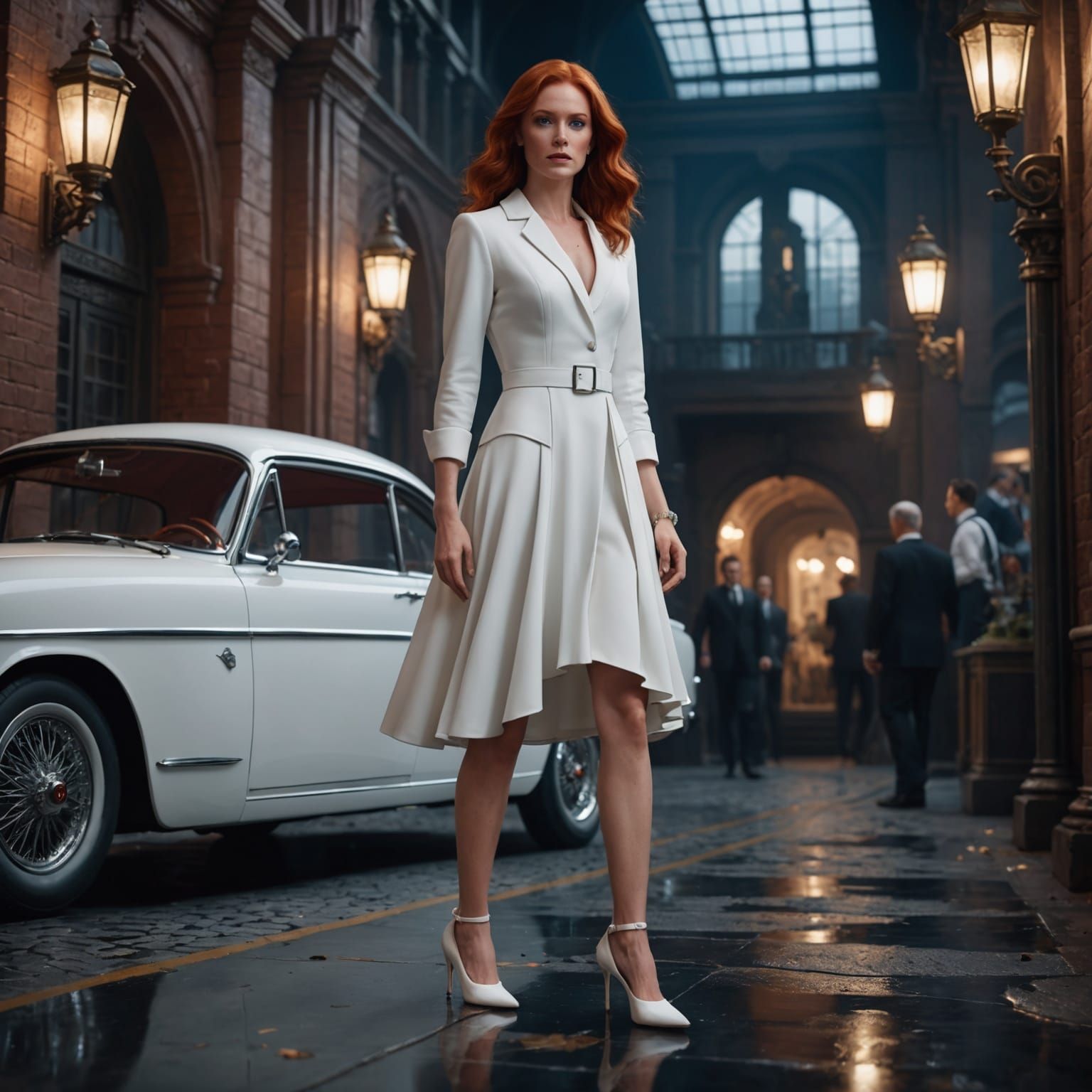 Redhead Actress Goes Undercover as Spy on Movie Set