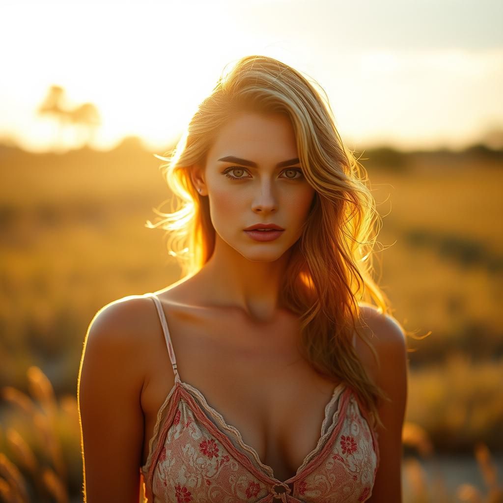 Cinematic Florida Goddess Captured on 35mm Film