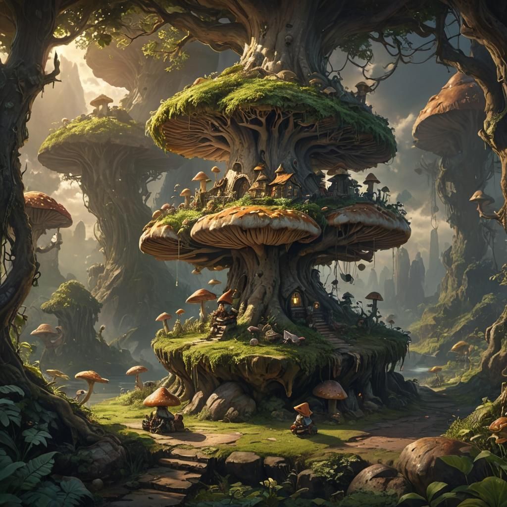 Mushroom house