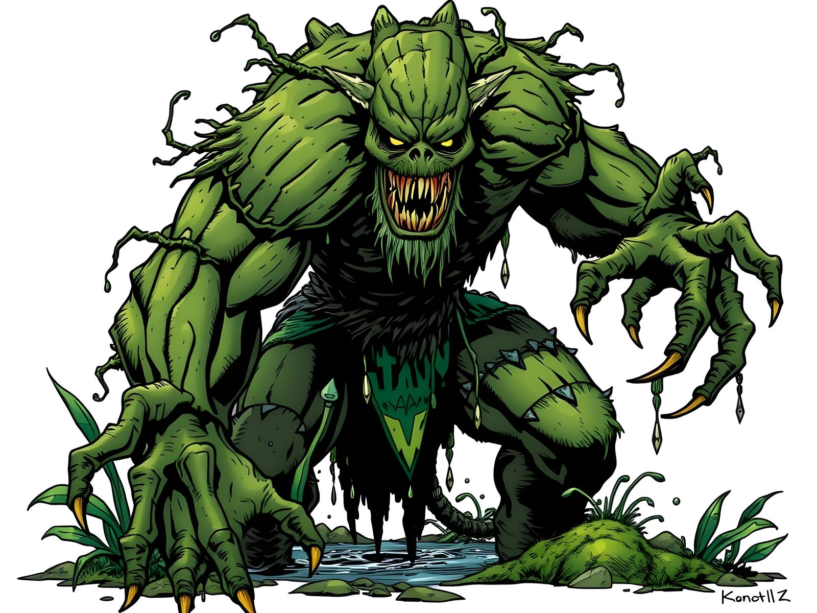 Man-Thing: Creature of the Nexus in a Swamp