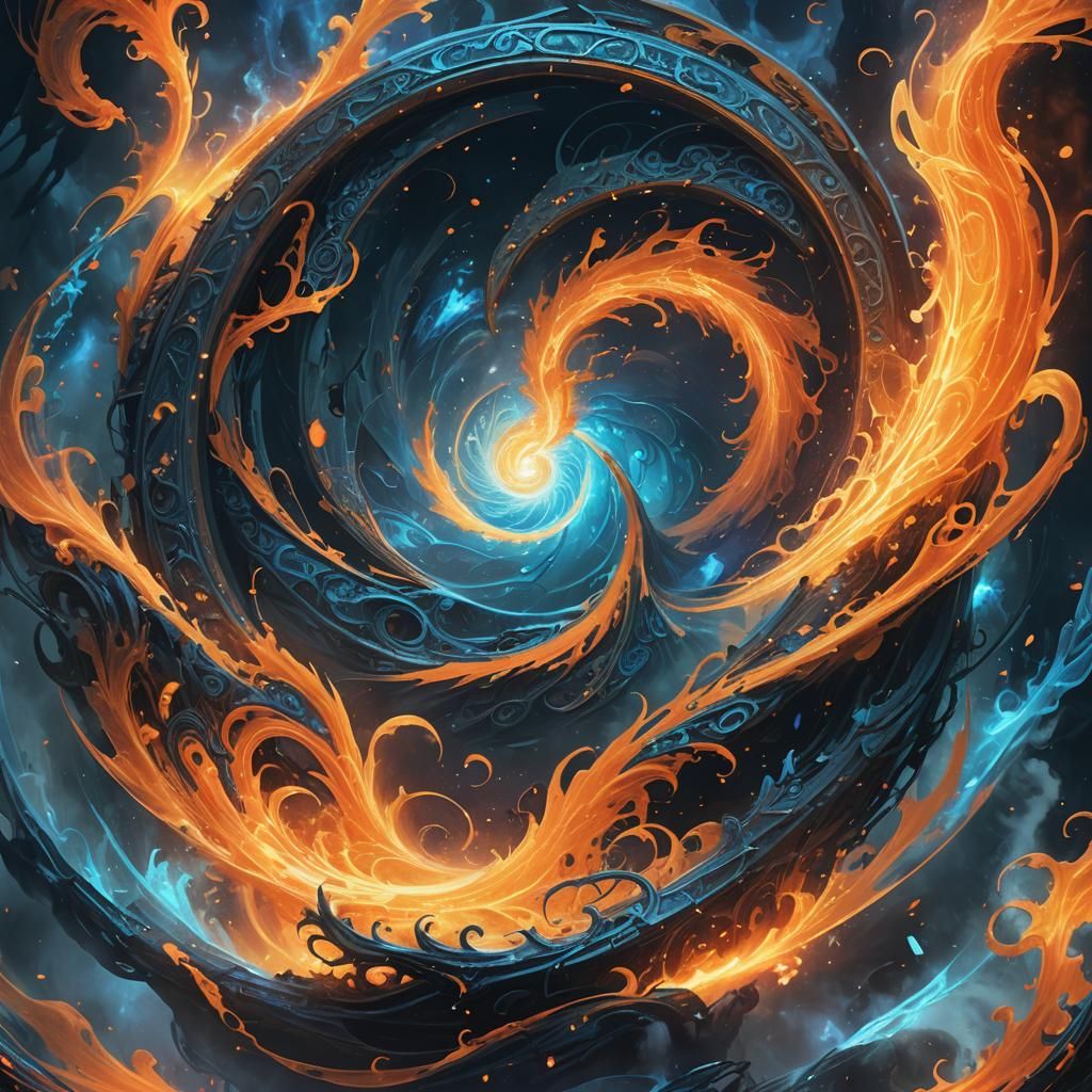 Celestial Entity Unleashed in Ethereal Portal