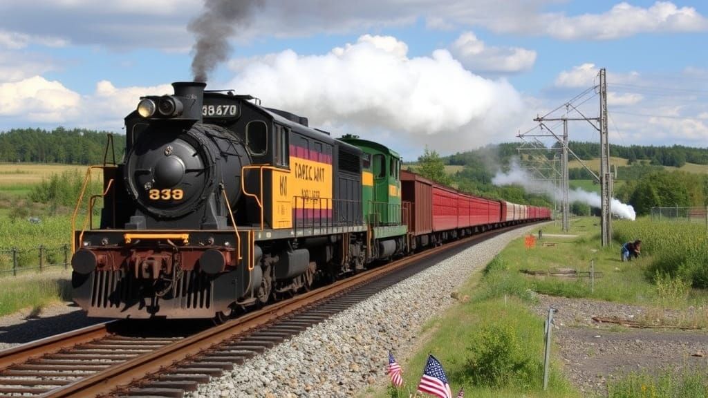 Steam Locomotive in Action