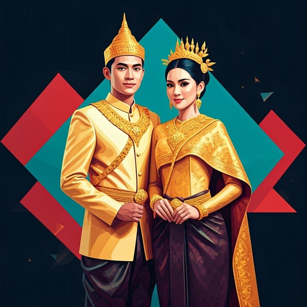 A couple from Cambodia 