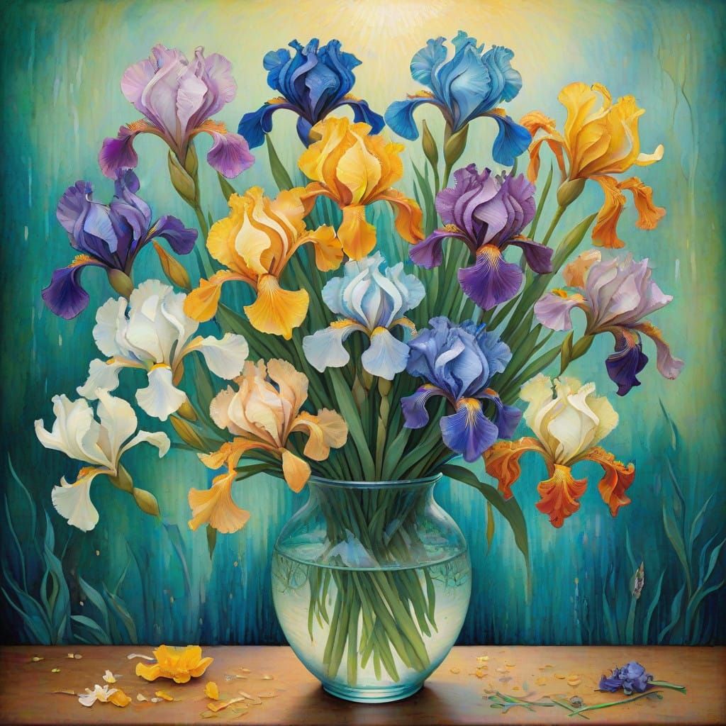 Whispers of Enchanted Blooms in Dreamy Watercolor