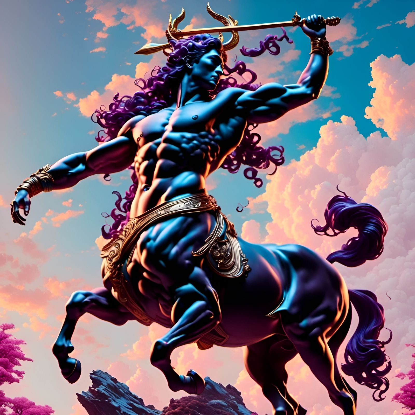 Chiron the Centaur in Cosmic Glory