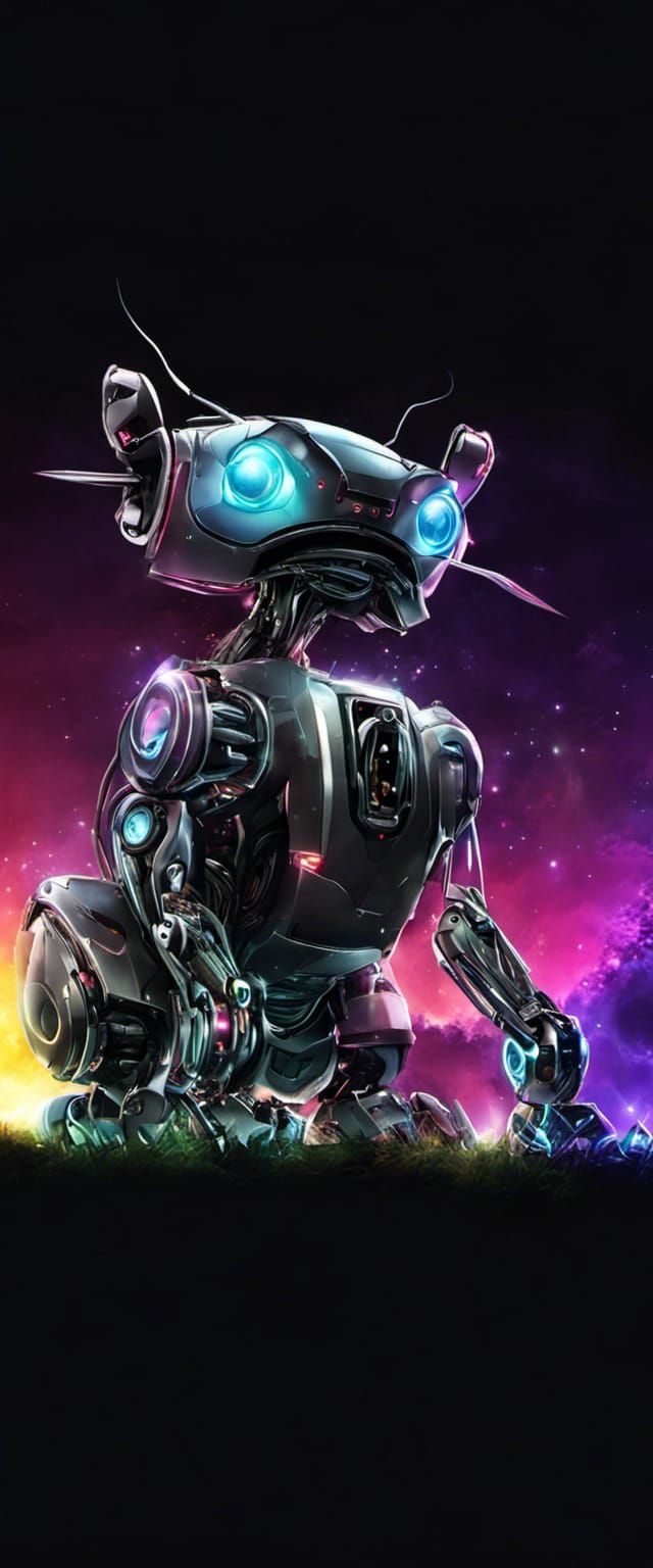 Stunning Robot Animal Scenes as Digital Art