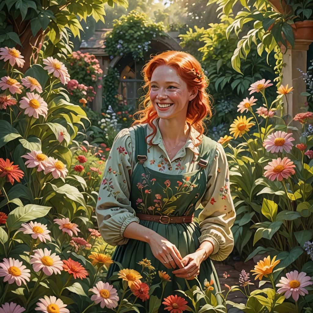 Southern Goddess in Vibrant Bloom