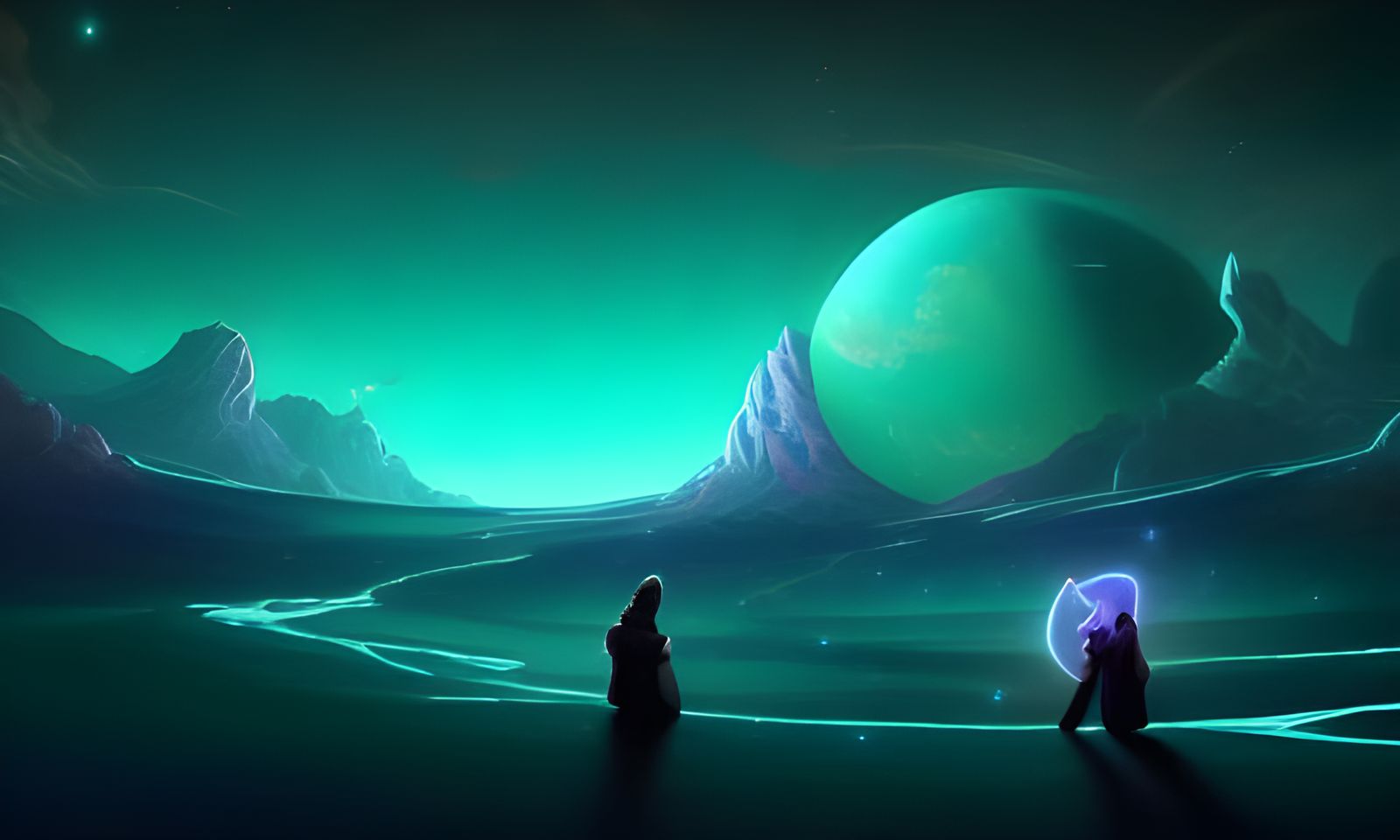 Cosmic Dreamscape in Unreal Engine Parallax Style