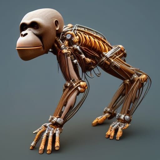 Biomechanical orangutan V8