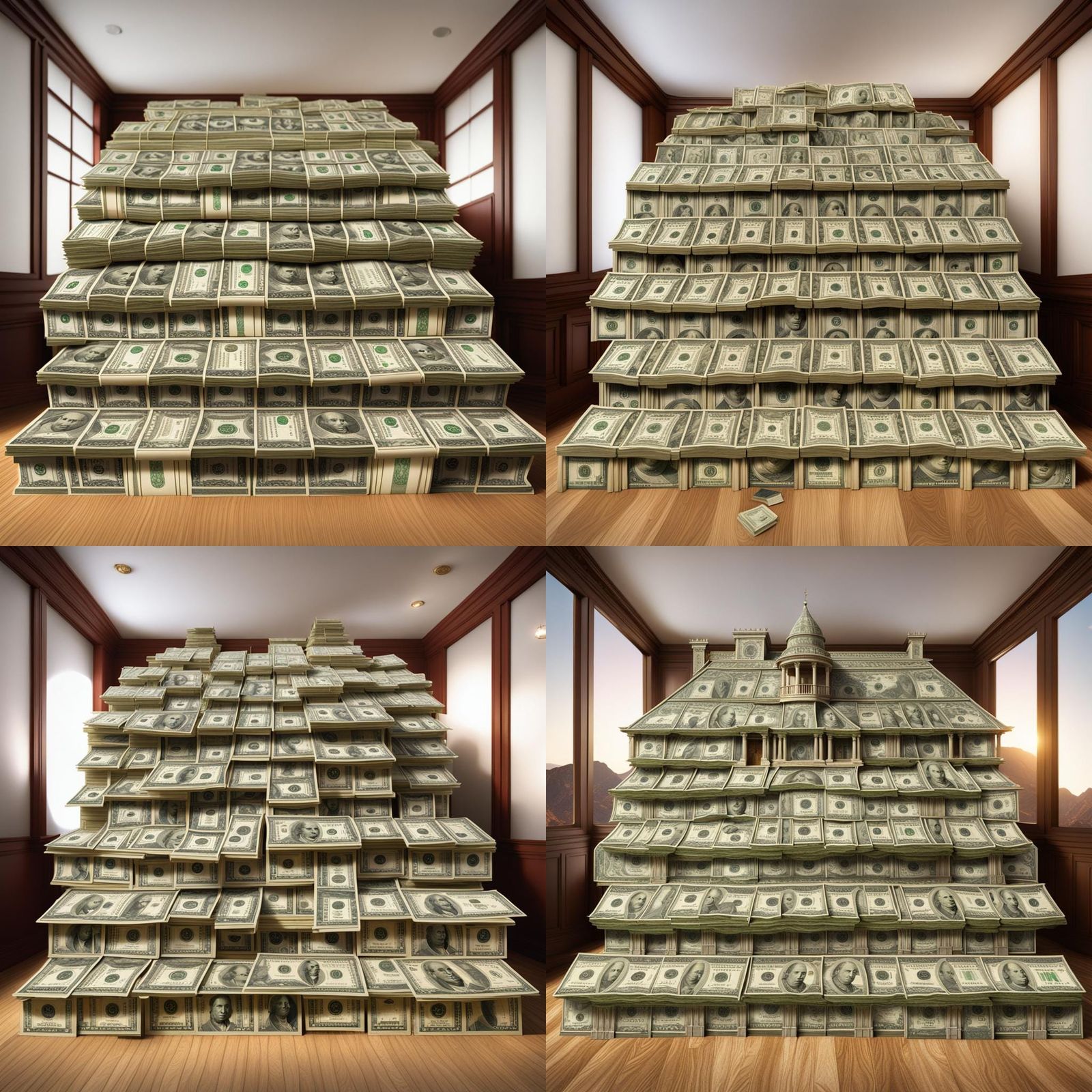 Luxurious Mansion Buried Under Billions in Cash, Fantasy Con...