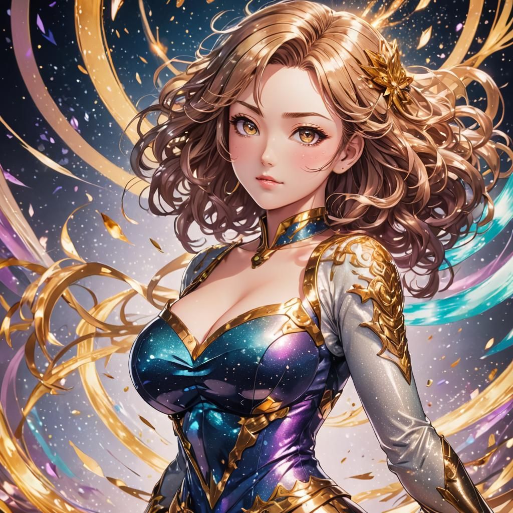 Majestic Moe Manga Goddess Unveils Her Radiant Transformatio...