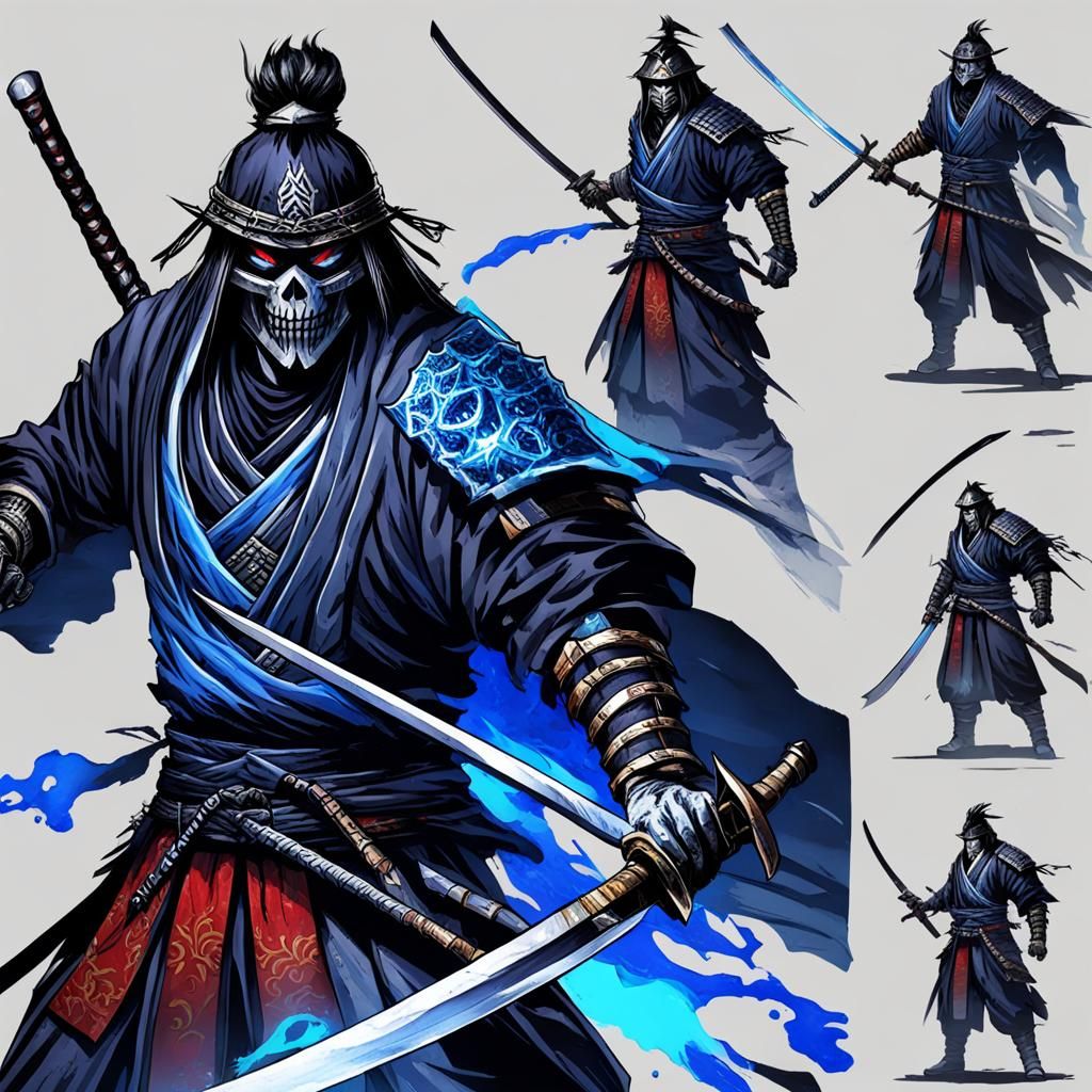 Mysterious Samurai of Blazing Shadows