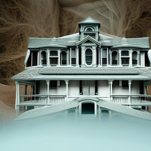 Scary Doll House Intricate Details Vivid Real CGI VFX by WETA_digital 16k resolution photorealistic detailed masterpiece...