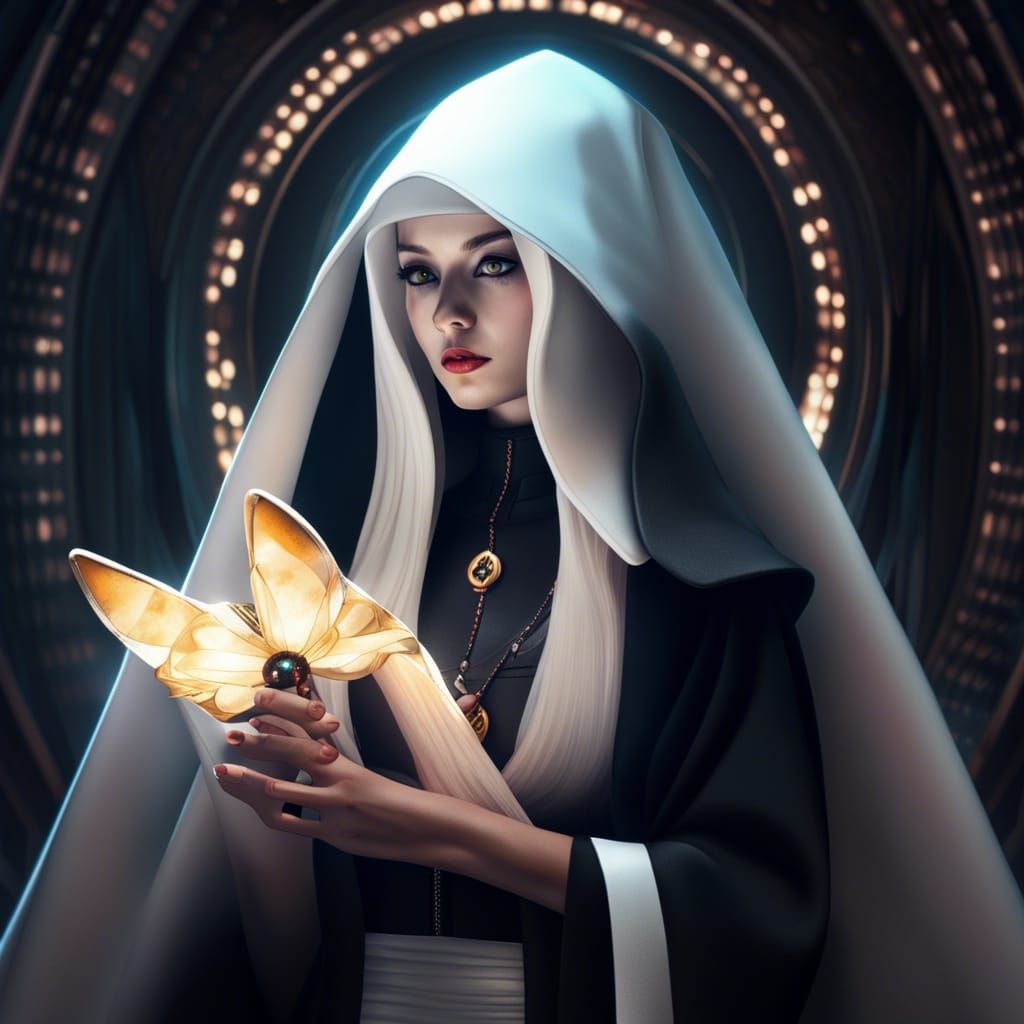Kitsune Nun in Cosmic Splendor
