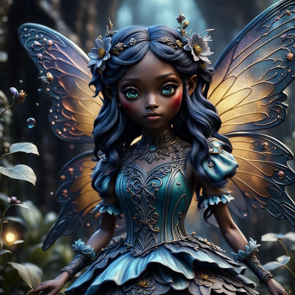 Surreal Fairy Doll in Deep Fantasy Art