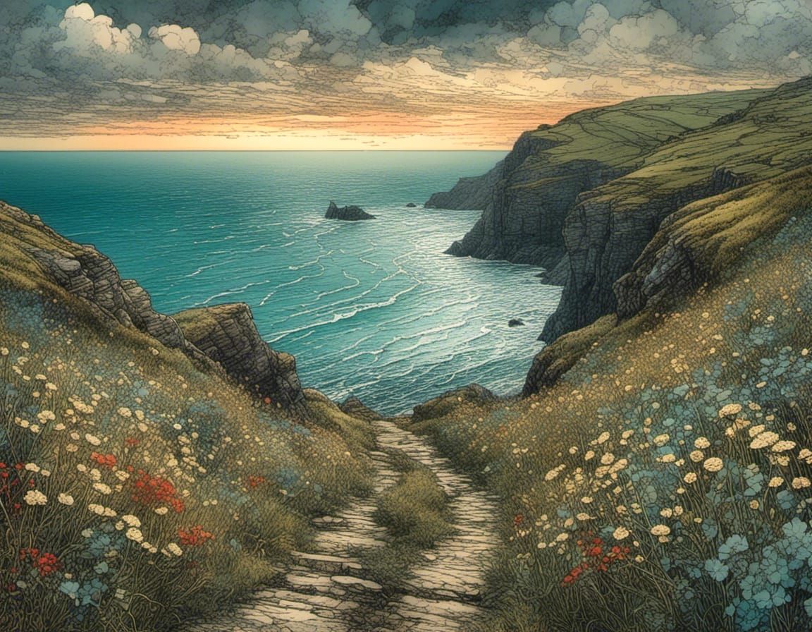 Mystical Coastal Hike in Tintagel Style