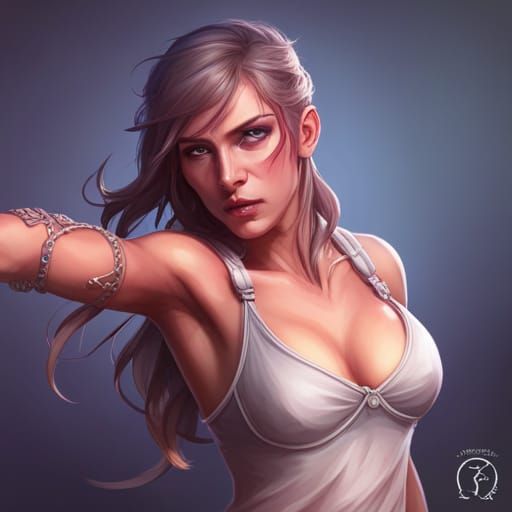 Sensual Art Nouveau Goddess