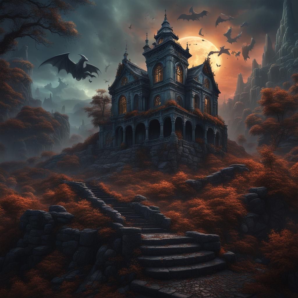 Ethereal Spirits Materialize Before Fanciful Eyes in a Vibra...