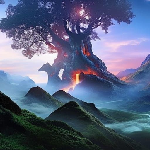 Epic Dark Fantasy Art Depicts Mysterious Worlds