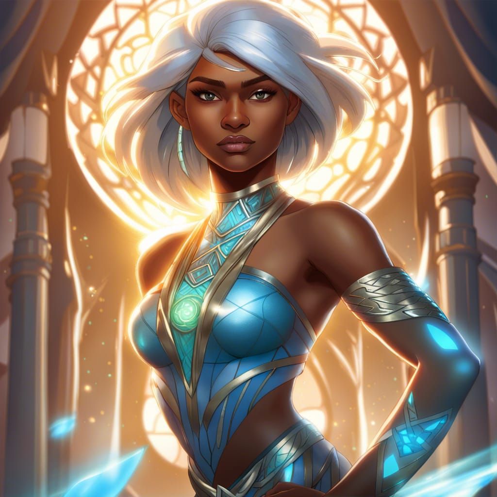 Zendaya as Regal Princess Kida from Mythical Atlantis