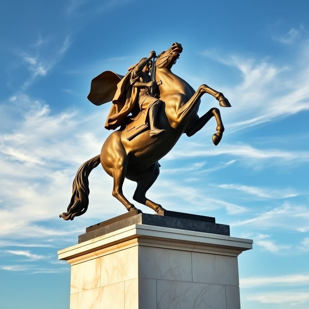 Equestrian Statue in Classic Style