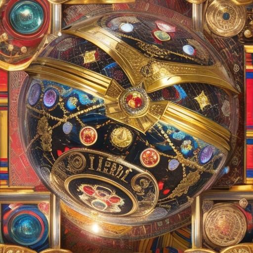 Golden Jewelleries in a Retrofuturistic Masterpiece