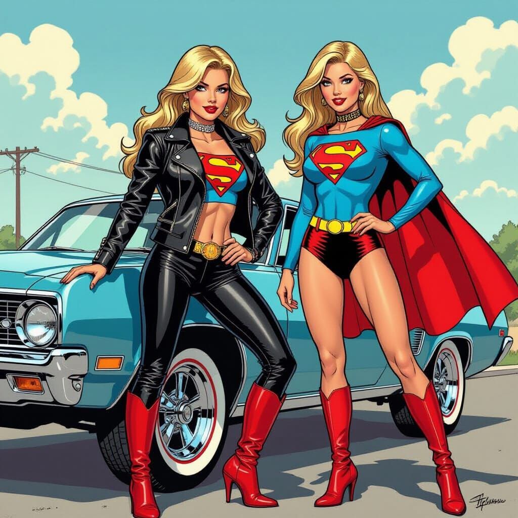 Supergirl: Biker Babe Meets Bronze Age Comic Hero