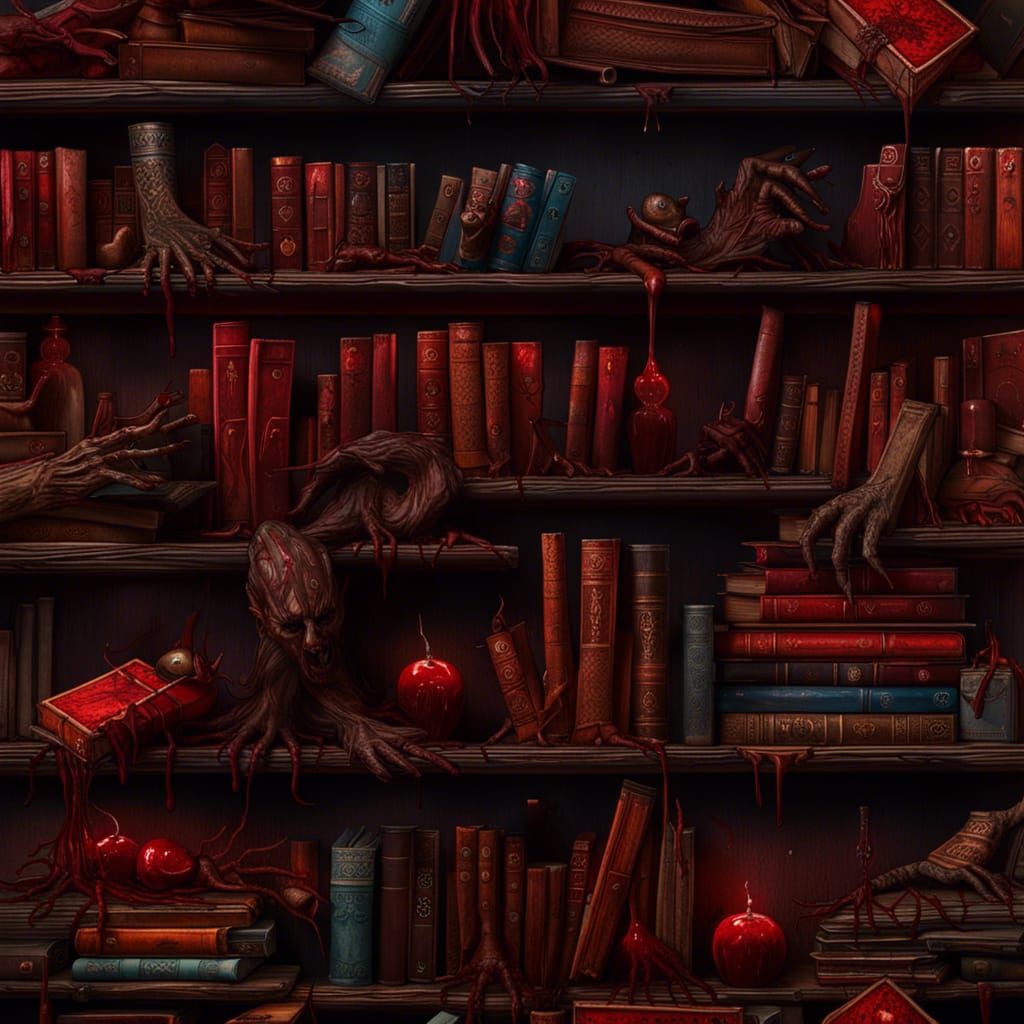 Freddy's Haunting Bookcase