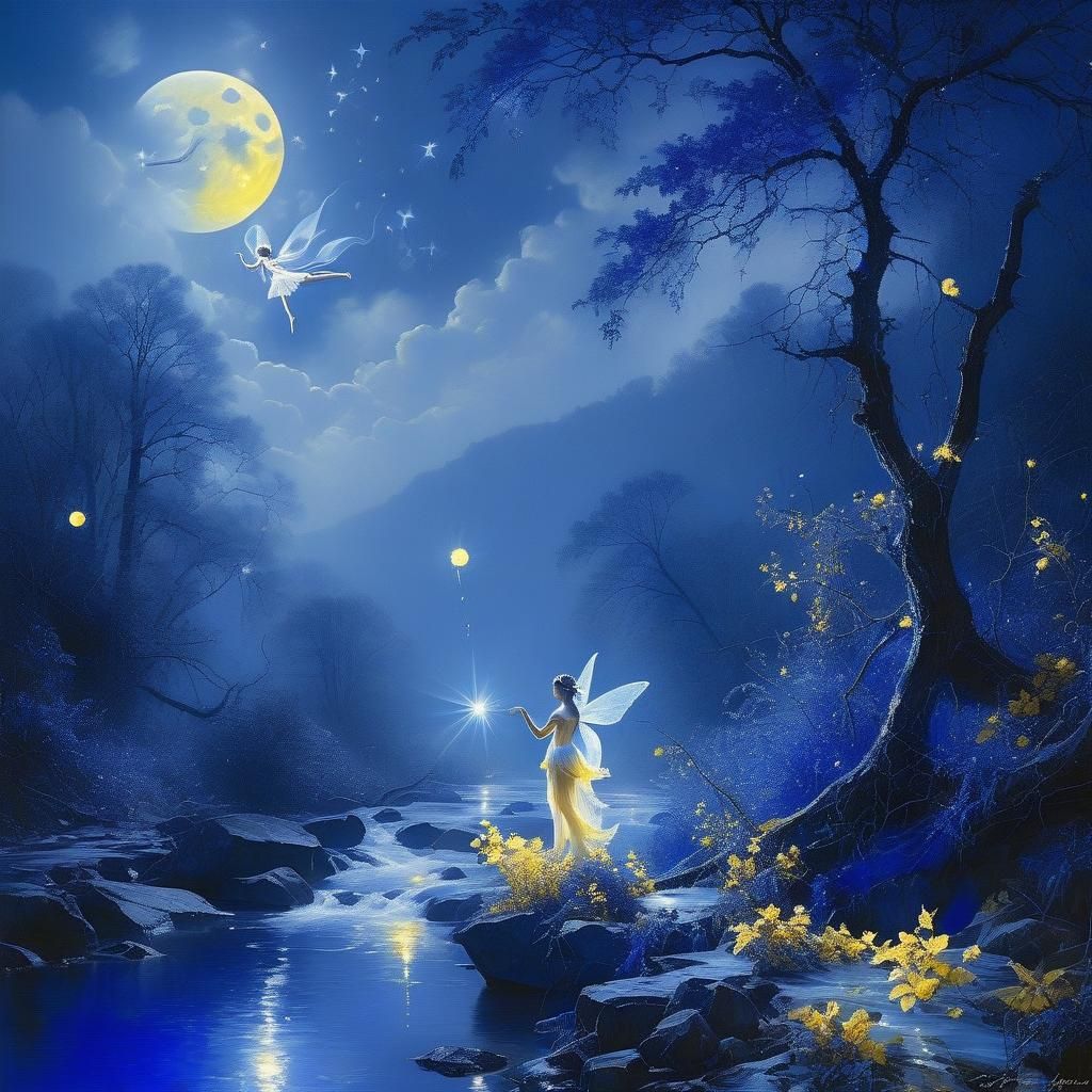 Fairy Amidst Celestial Majesty