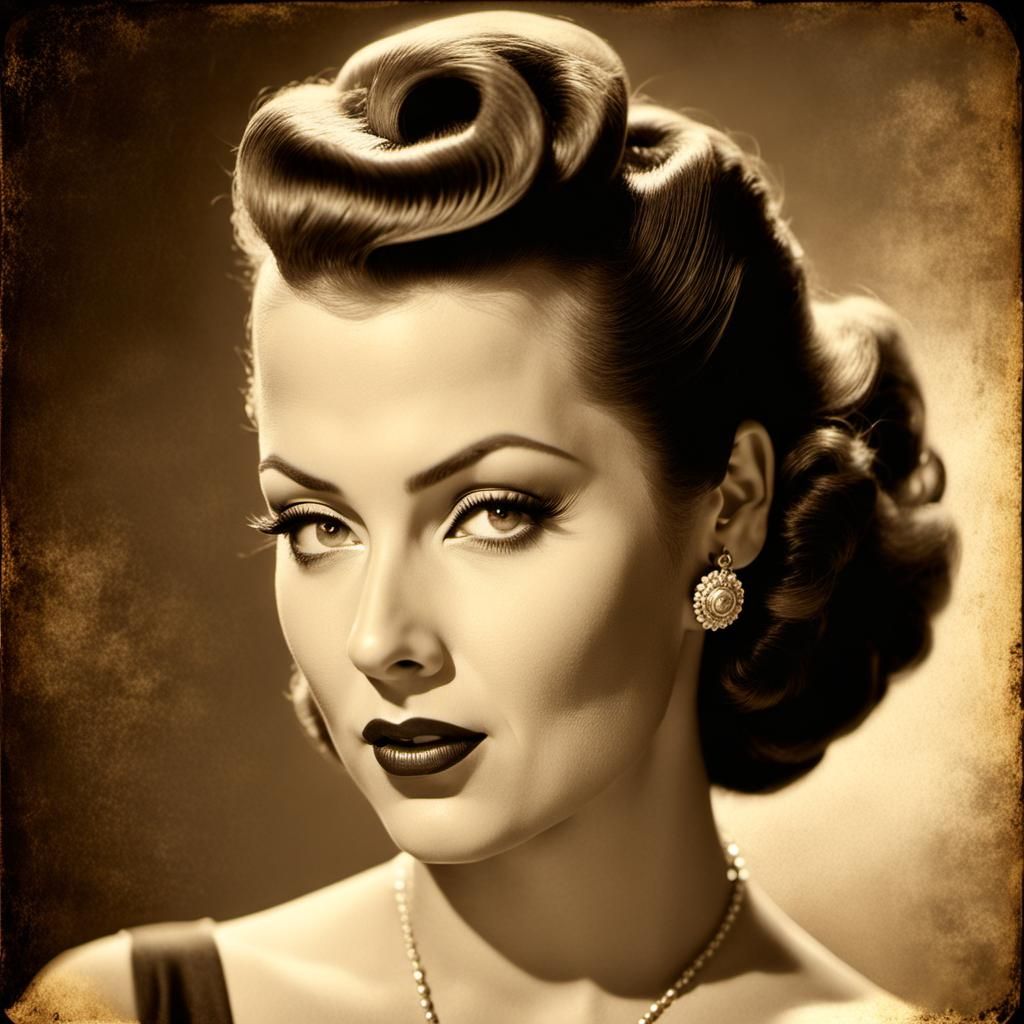 vintage pin-up woman
