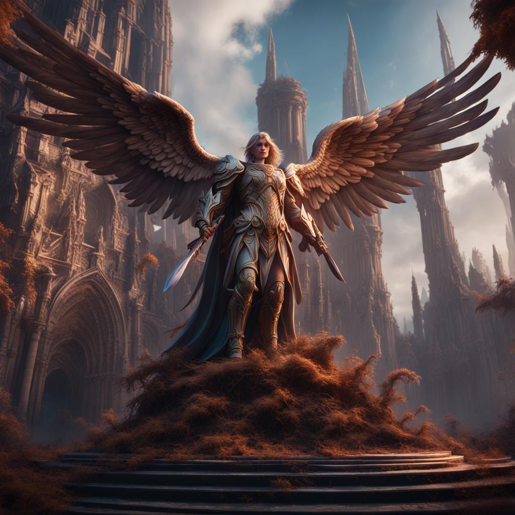 Spectral Warrior Descends into Battle