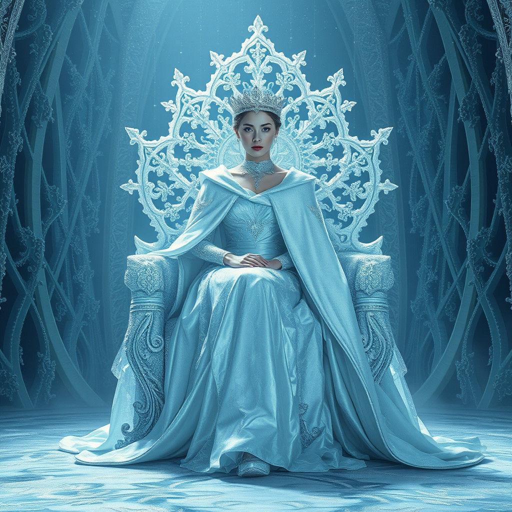 The Snow Queen Reigns Supreme in Icy Splendor