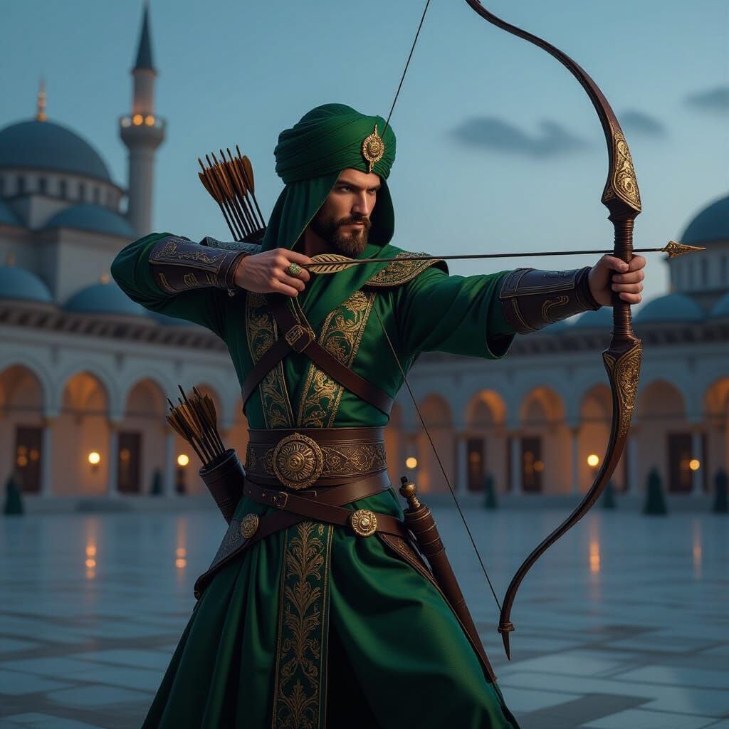 Green Arrow as Ottoman Master Archer