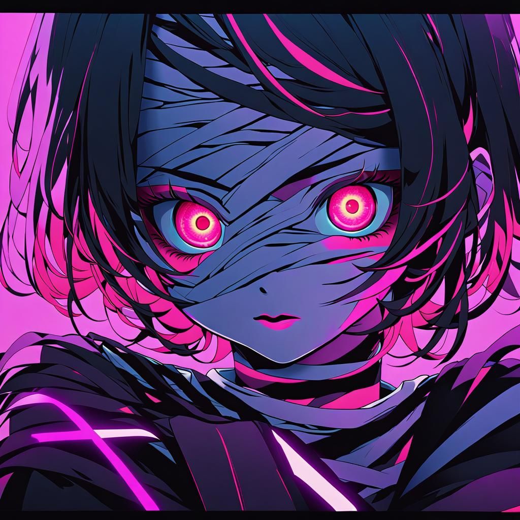 Cute Male Mummy in Vibrant Digital Art