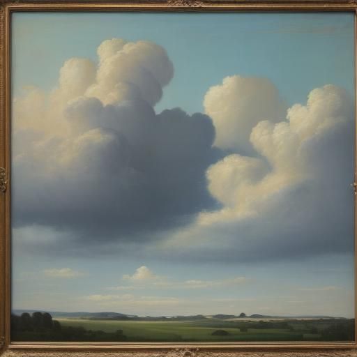 A Serene Renaissance Landscape with Gentle Breeze