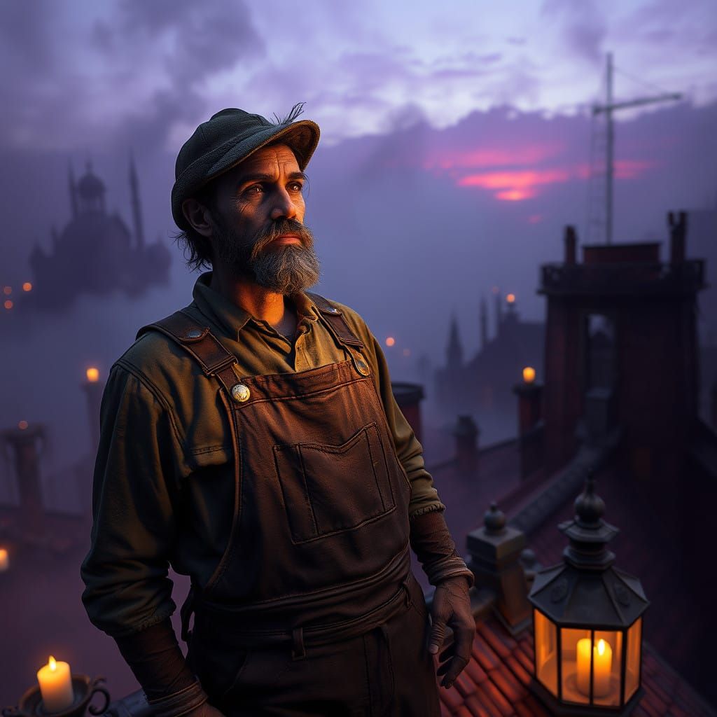 Dark Fantasy Chimney Sweep Masterpiece in Hyperdetailed Styl...