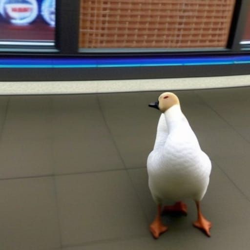 Fowl Heist Unfolds in a Colorful Bank Haul